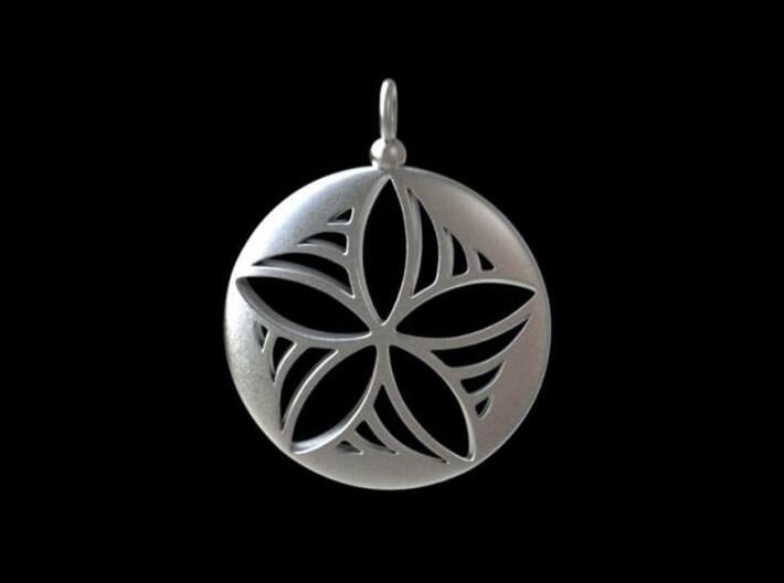 Star Pinwheel pendant 3d printed Render