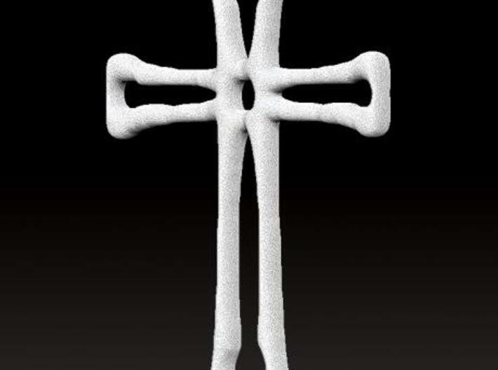 Cross Pendant (3cms) 3d printed Rendered image