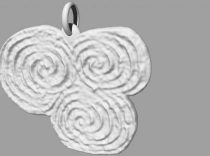 Newgrange Pendant 3d printed Newgrange Pendant render