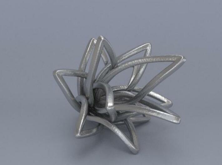 Spiral Flower 3d printed Render 4