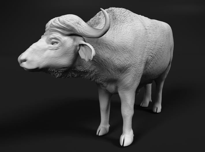 Cape Buffalo 1:22 Standing Male 1 3d printed 