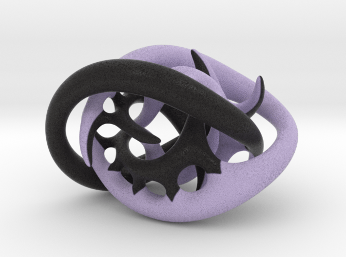 Texture experiment, round ends 3d printed