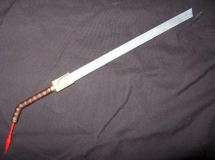 Katana7 3d printed A painted model of the actual sword