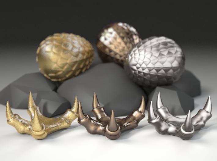 STAND for Dragon Egg Game of Thrones Ring Box 3d printed Egg Ring Box and Ring Holder, sold separately. Links at the description.