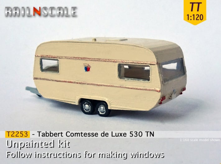 Tabbert Comtesse de Luxe 530 TN (TT 1:120) 3d printed 