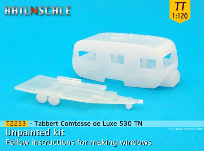 Tabbert Comtesse de Luxe 530 TN (TT 1:120) 3d printed 
