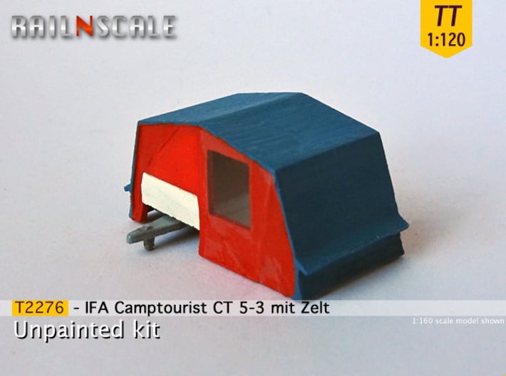 IFA Camptourist CT 5-3 mit Zelt (TT 1:120) 3d printed 