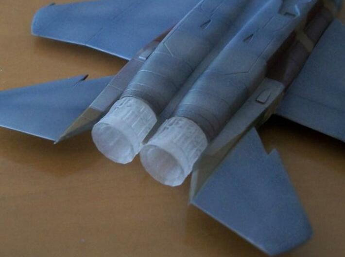 004B 1/144 F-15 Nozzle 3d printed Printed in Transparent Detial. Dry-fit in an ARII kit.