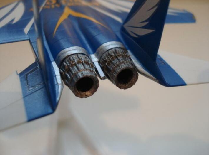 004A 1/144 F-15 Nozzle - Closed 3d printed Model built by Paulo Guimarães