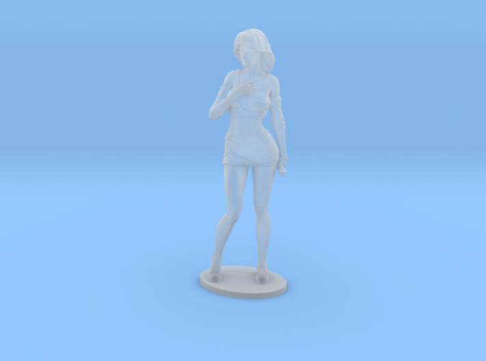 Cosplay Girl 33.16mm Tall  (Titan Master Scale) 3d printed 