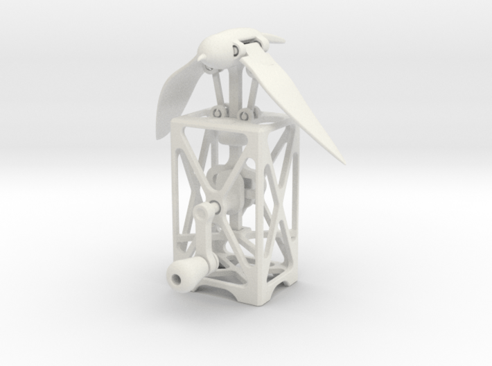 Mechanical Bird Automaton 3d printed 
