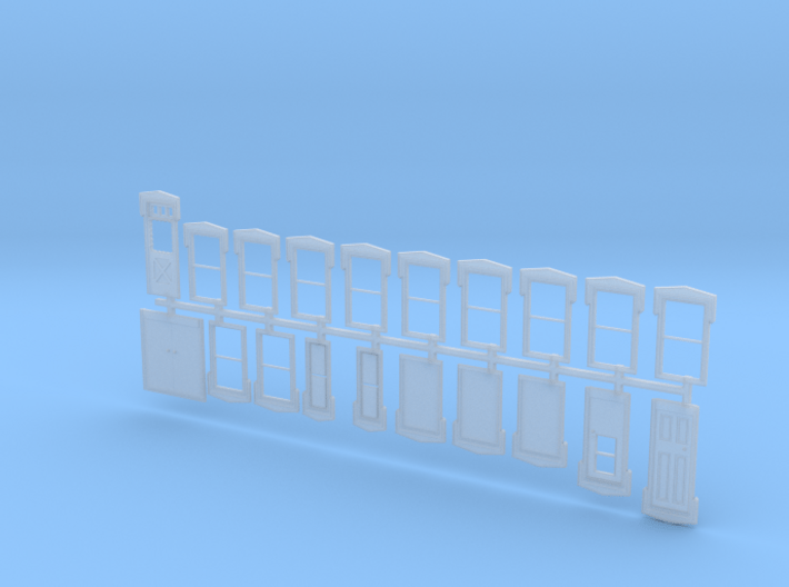 NYC Lake City Depot Doors and Windows - 2017 versi 3d printed 