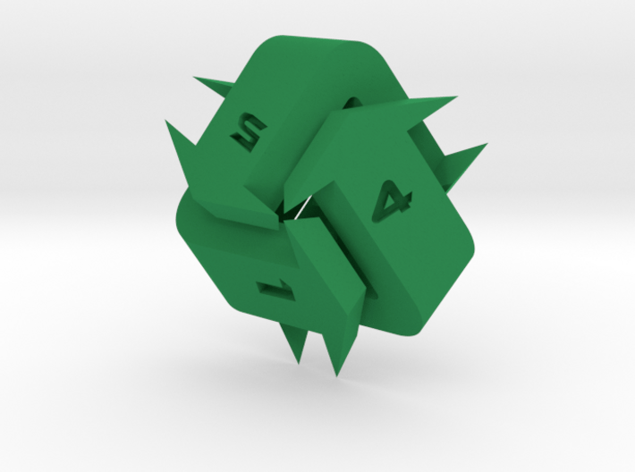 Recycling d6 3d printed 