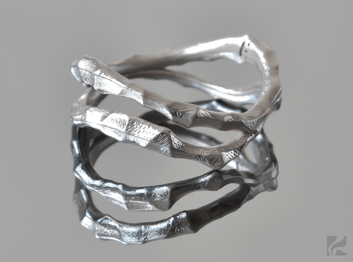 Dual Voronoi Ring 3d printed
