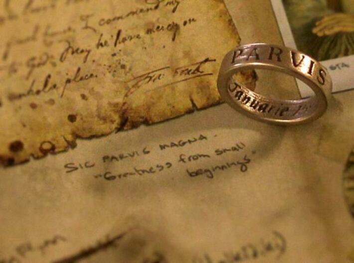 Sir Francis Drake Ring - Uncharted 1 + 2 Version 3d printed 