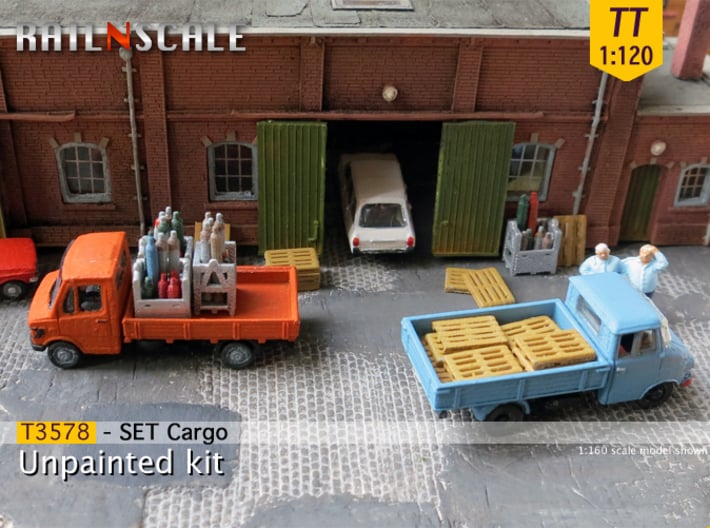 SET Cargo (TT 1:120) 3d printed 