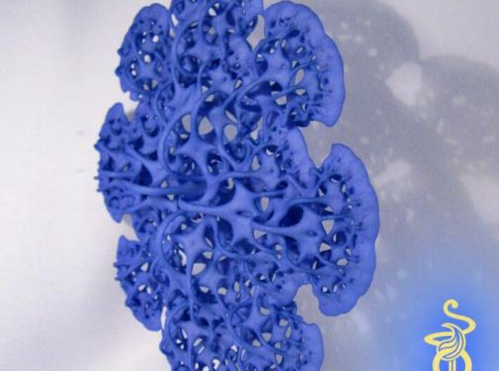 3D fractal: 'Woven Flower' 3d printed 6