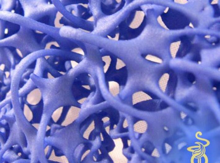 3D fractal: 'Woven Flower' 3d printed 7