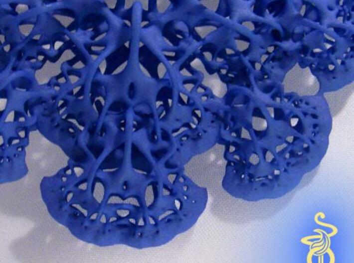 3D fractal: 'Woven Flower' 3d printed 8