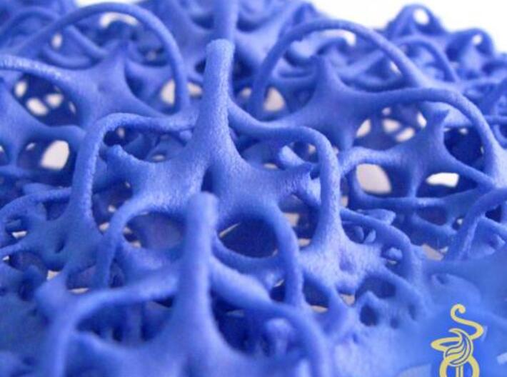 3D fractal: 'Woven Flower' 3d printed 12