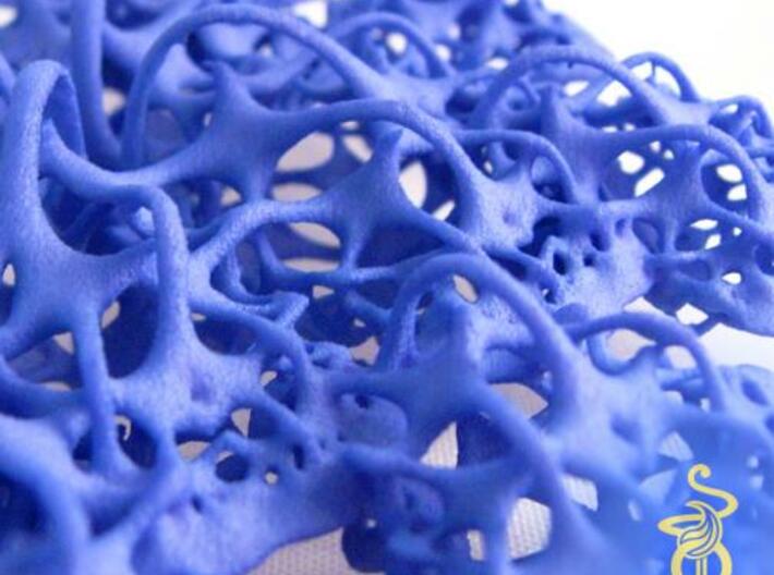 3D fractal: 'Woven Flower' 3d printed 13