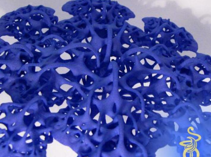 3D fractal: 'Woven Flower' 3d printed 16