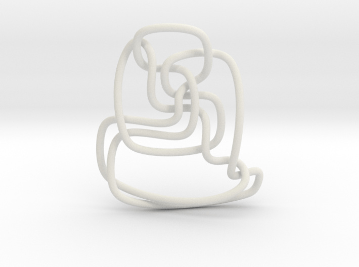 Thistlethwaite unknot (Circle) 3d printed