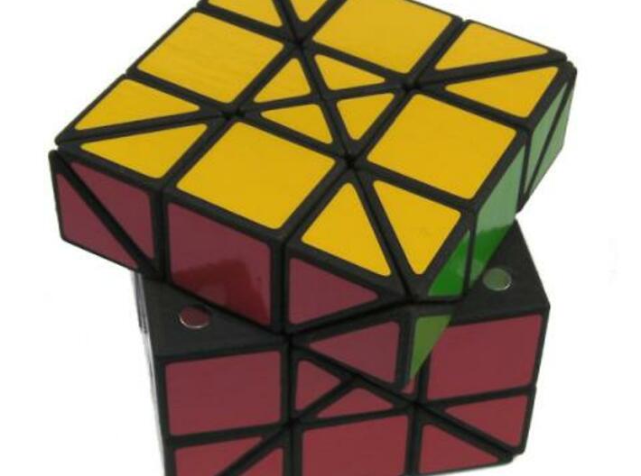 Dino 3x3x3 Cube 3d printed Making a Rubik's Cube turn