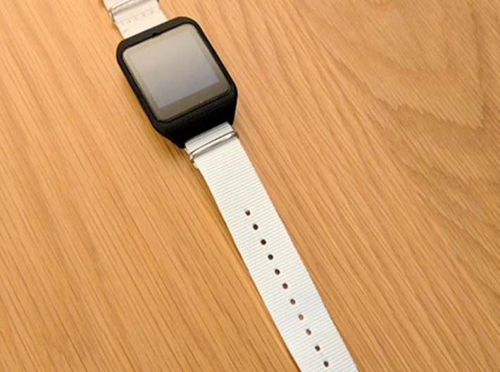 Sony Smartwatch 3 NATO 22mm adapter 3d printed 