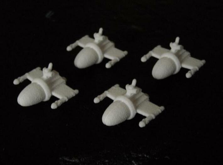 SSA102A Chariot Frigate (x4) 3d printed Models in SWF