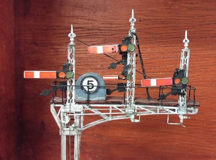S&D L&SW Railway Cruciform Signal Post Finials x10 3d printed 