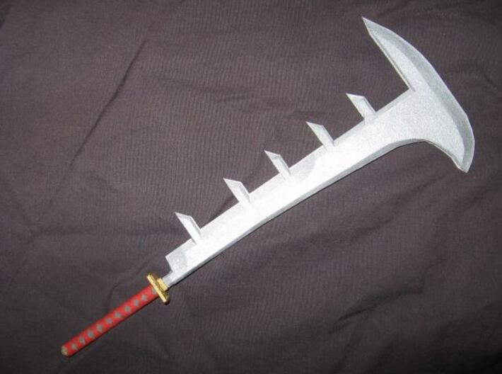 Katana8 3d printed A painted model of the actual sword