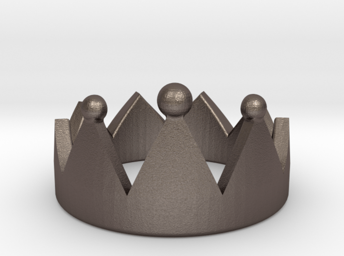 Crown Ring 3d printed 