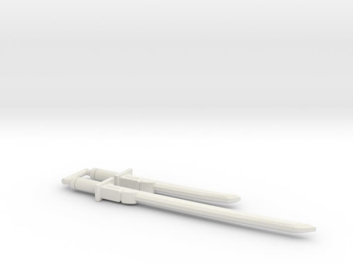Bludgeon Swords (Katana and Wakizashi) 5mm Grip 3d printed 