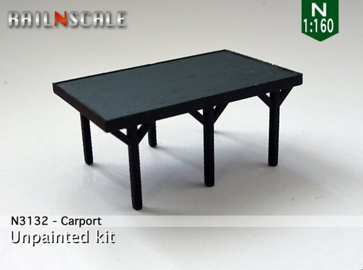 Carport (N 1:160)  3d printed 
