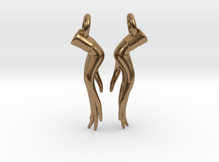 Varada Mudra Earrings  3d printed te: these earrings require earring hooks, which are not included...