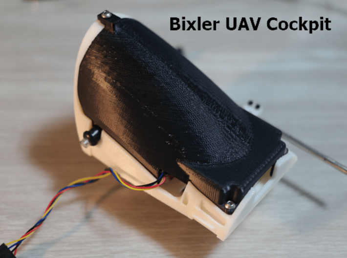 Bixler UAV_main frame 3d printed 