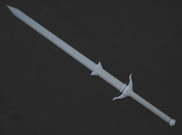 Broadsword 1 3d printed an example of this miniature in white plastic