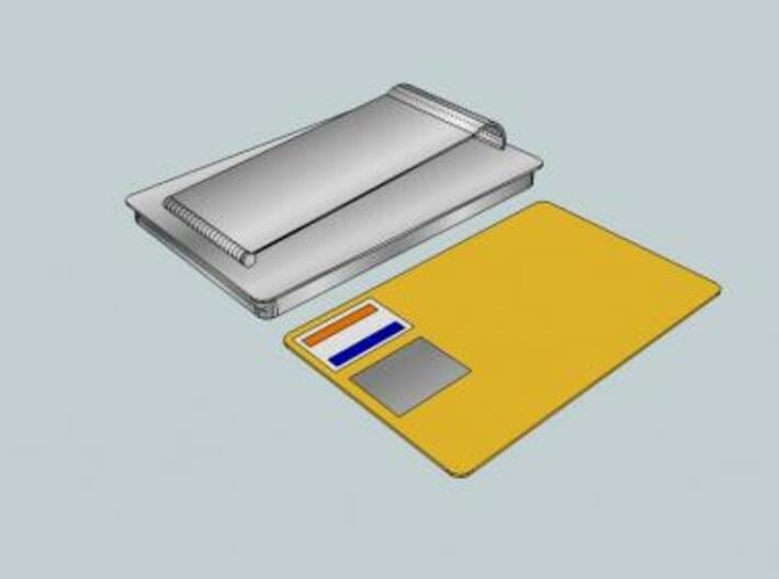 Money Clip/Card Holder 3d printed Fits credit cards and more!