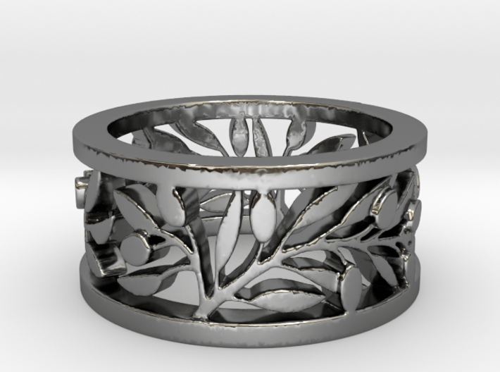 Longs Rameaux Patricia Ring Size 8 3d printed
