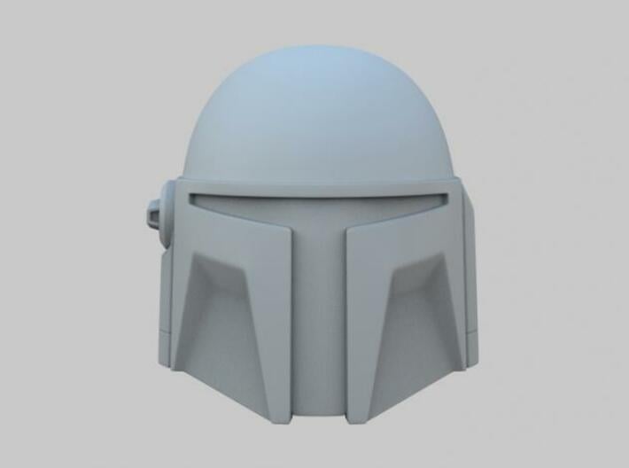 Custom T-Slit Helmet 3d printed Front View