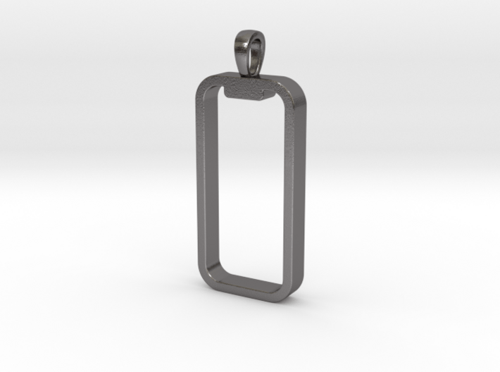'Embrace The Notch' Phone Pendant / Keychain 3d printed 
