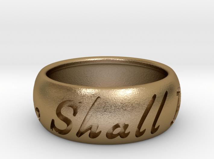This Too Shall Pass ring size 11 1/2 3d printed 