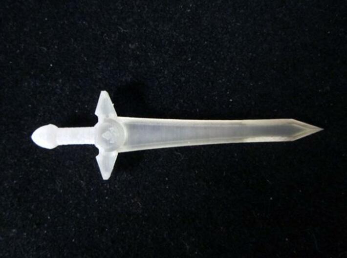 Mountain Sword 3d printed Frosted Ultra Detail