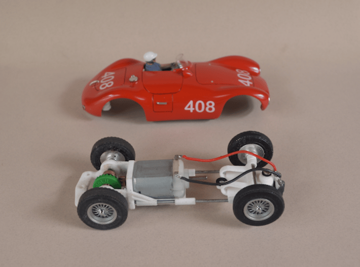 Med Narrow inline Chassis (Longcan ff180, S-Can ) 3d printed 