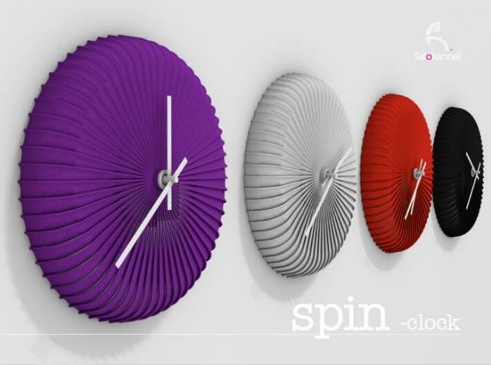 SPIN-wall clock 3d printed SPIN