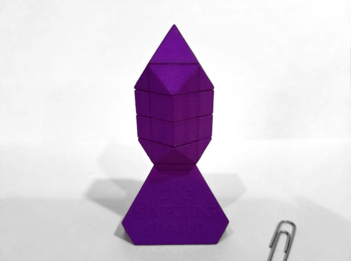 The Shifting Shard with Stand 3d printed 