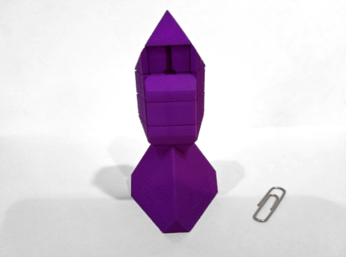 The Shifting Shard with Stand 3d printed 