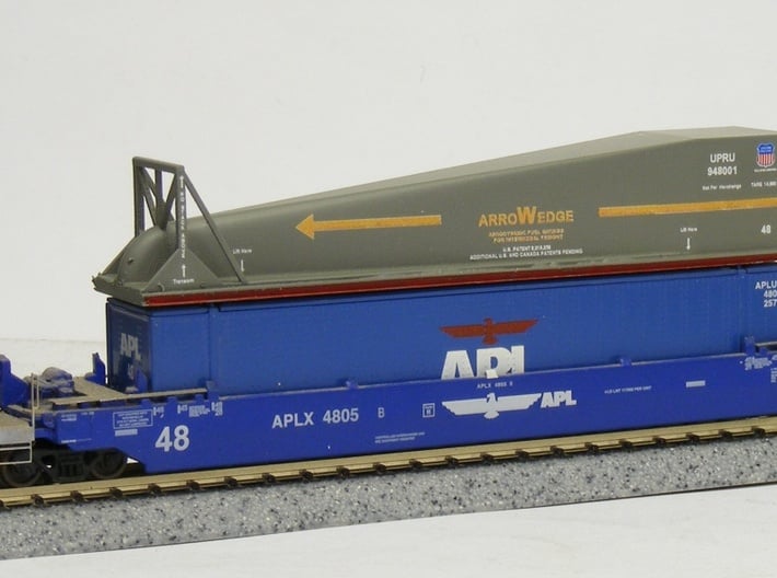 ArroWedge Container Load - Nscale 3d printed Painting and Photo by Jeffrey King