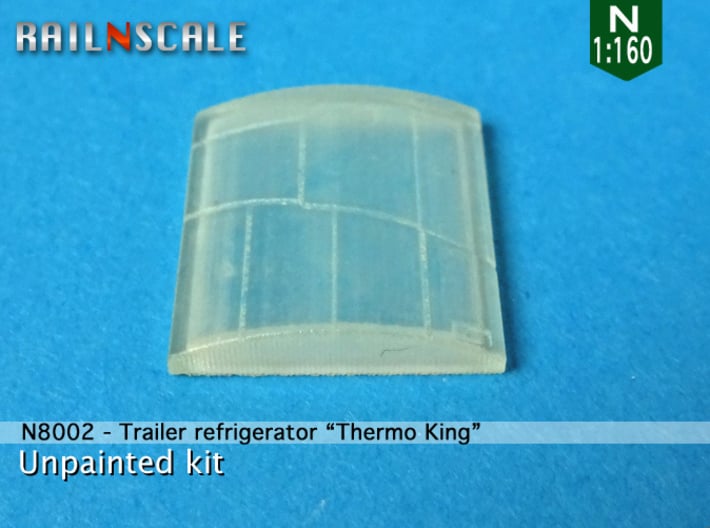 Trailer refrigerator "Thermo King" (N 1:160) 3d printed 